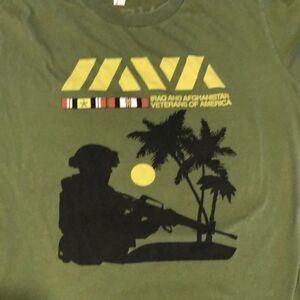 Retro Desert Storm Camo Military T